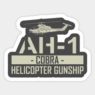 AH-1 Cobra - Helicopter Gunship Sticker